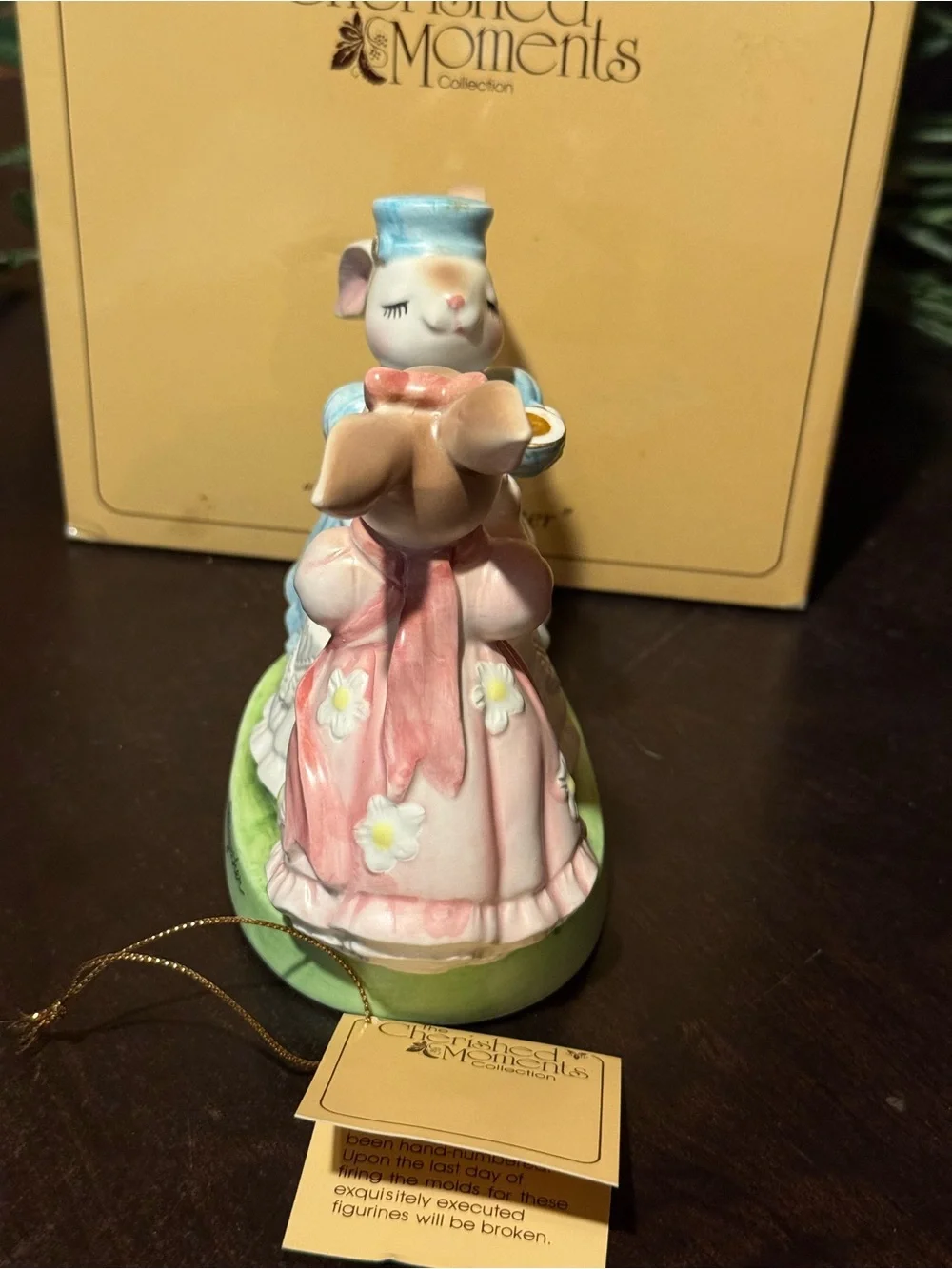 Avon Cherished Moments Rabbit Figurine We Did It Together 16286 Vintage 1980
